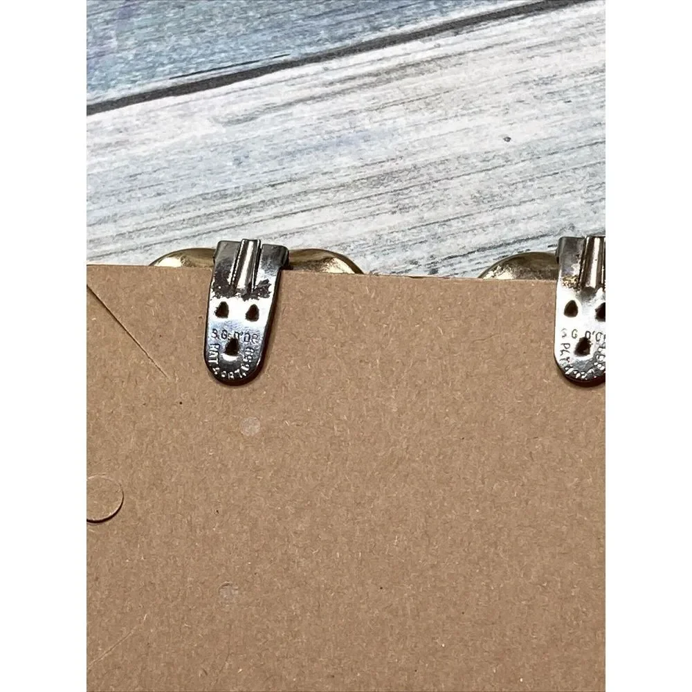black gold tone ‎ shoe clips